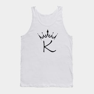 Poker K Print Tank Top